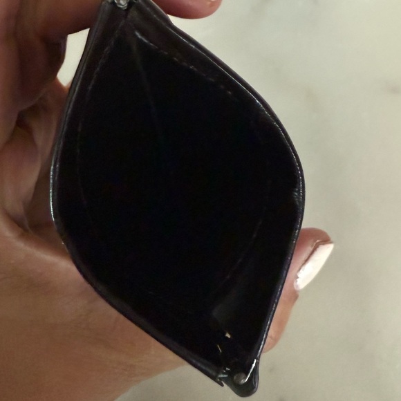 Louis Vuitton Black and Brown Monogram Coin Purse or Card Holder Vintage - Picture 12 of 14